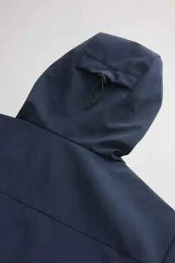 Woolrich Pacific soft shell jacket melton blue CFWOOU1047MRUT3496-3989