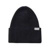 Woolrich Ribbed beanie dark blue CFWOAC0166MRUF0663-3034