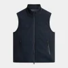 Woolrich Sailing two layers vest melton blue CFWOOU1158MRUT4018-3989